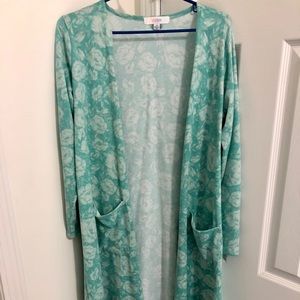 Mint Green Floral Lularoe Sarah Size Medium